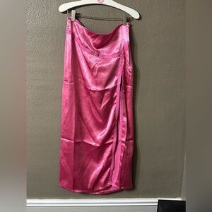 Free People  “Aurora” Pink Midi Skirt NWT Women’s Size 4